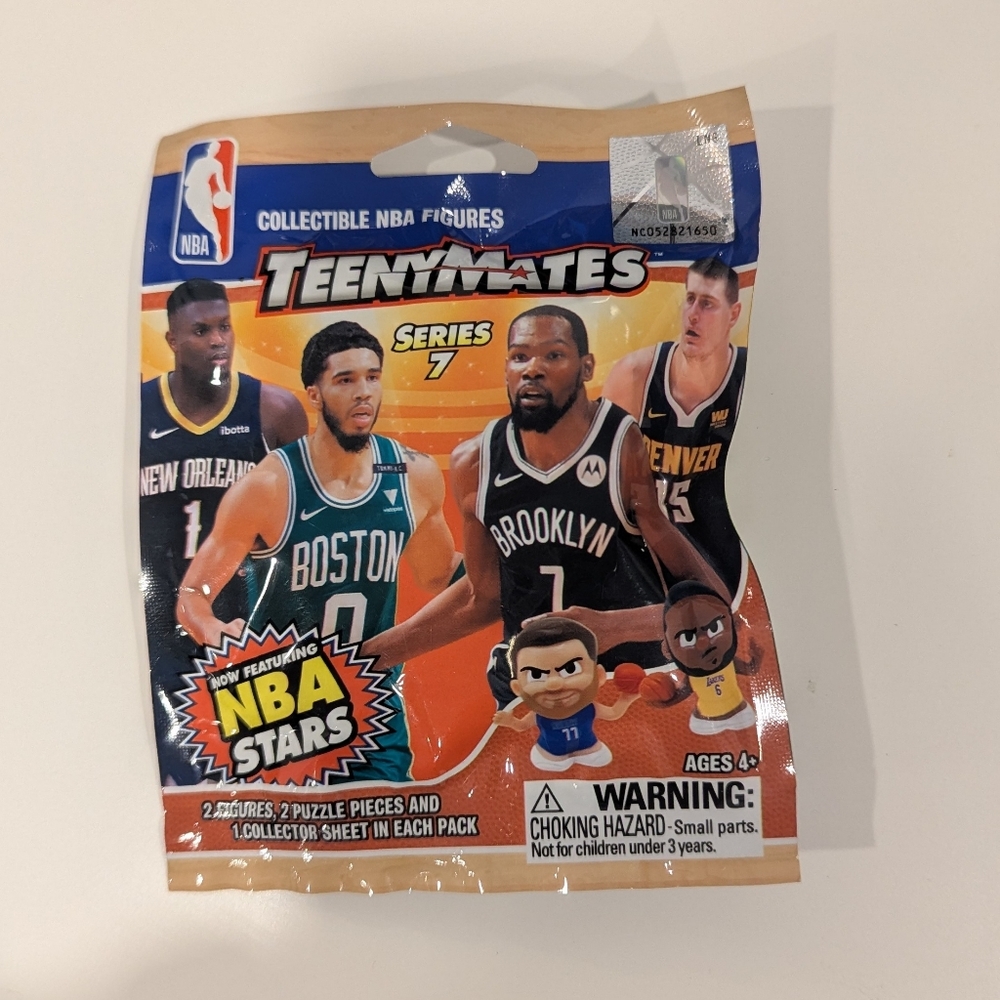 Party Animal Teenymates NBA Series 7 Pack Collectable NBA Figures New